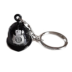 Police Helmet Keyring