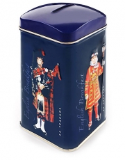 Royal Horseguard Tin Money Box with 25 Teabags