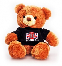 18cm Teddy Bear with Telephone Box T Shirt