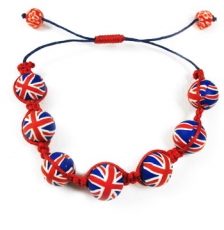 Union Jack Friendship Bracelet