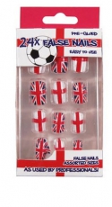 Union Jack False Nails