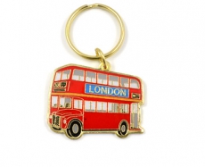 Souvenir Metal Bus Keyring