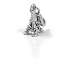 Silver Plated Eiffel Tower Charm