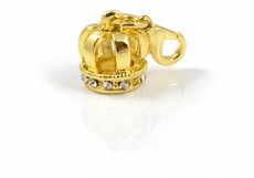 Gold Plated Crown Charm