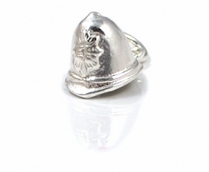 Sterling Silver Policemans Helmet Charm FREE DELIVERY