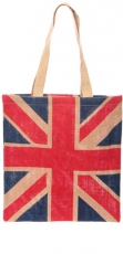 UK Union Jack Jute Bag