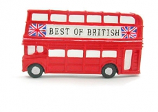 Best of British Red Double Decker Bus Magnet
