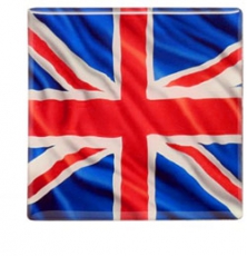 Large Wavy Union Jack Magnet