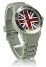 Unisex Grey Union Jack Watch