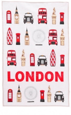 Ted Smith London Landmarks Cotton Tea Towel