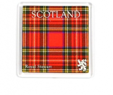 Scotland Royal Stewart Tartan Acrylic Magnet