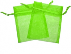 Emerald Green Organza Gift Bag 9 x 7cm