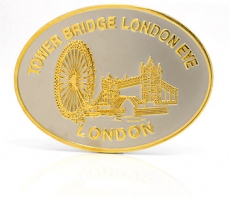Pewter Metal Fridge Magnet