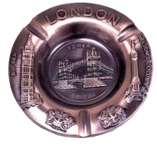 Bronze Metal Tower Bridge London Ashtray