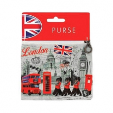 London Souvenir Guard Montage Zip Purse