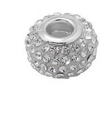 Clear Rhinestone Crystal Bead for Charm Bracelet