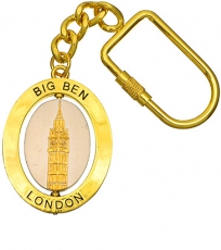 Metal Spinner Keyring with Big Ben