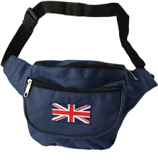 Blue Union Jack Hip Pack, Travel Bag