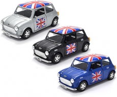 Gift Set 3 Union Jack Mini Cooper Model Cars