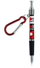 Chequered London Wavy Clip Pen & Hook