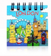Comical London Magnetic Notepad
