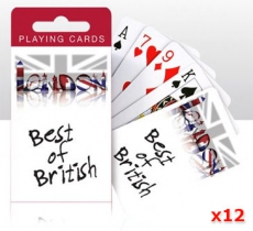 12x Richard Butler Best of British Playing Cards