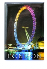 River Thames and the City at Night Picture Magnet