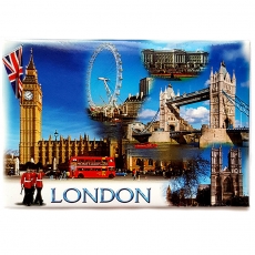 London Sights by Day Picture Magnet