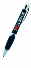 I Love London Ball Point Pen with Chrome Clip