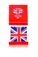 Gift Set of 24 Pocket Union Jack Nail Files