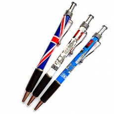 Gift Set of Three British Souvenir Ballpoint Pens