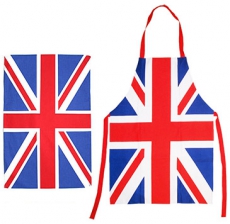 Union Jack Apron and Tea Towel Gift Set