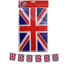 Rectangular GB Flag Union Jack Bunting