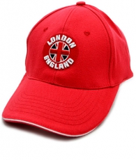 Red Union Jack Baseball Cap Souvenir