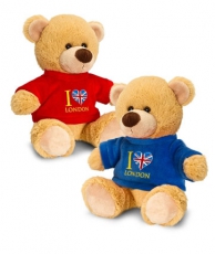 Union Jack I Love Teddy Bear Soft Toy