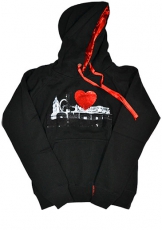 Black I Love London Hoodie Hooded Sweatshirt