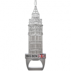 Silver London Big Ben Magnetic Bottle Opener