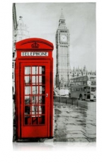 Big Ben and Telephone Box Photographic Tea Towel