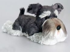 35cm Schnauzer Soft Toy Dog FREE DELIVERY