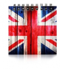 UK Britannia Union Jack Notepad 9cm