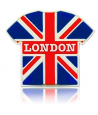 Union Jack T Shirt Rubber Magnet