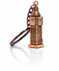 Antique Bronze Metal Big Ben Keyring