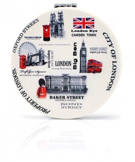 Round Sights and Place Names Compact Mirror