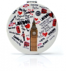 Big Ben Places Round Compact Mirror