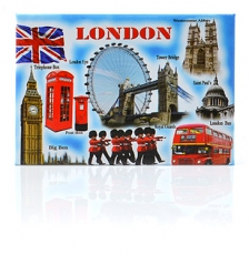 Blue Sights Picture Magnet