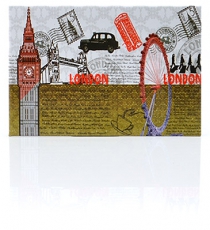 Postmark Souvenir Picture Magnet with Big Ben