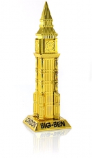 Gold Metal Big Ben Replica Model