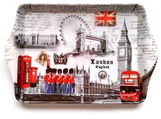 Contemporary London Melamine Tea Tray