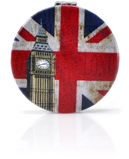 Vintage Union Jack Big Ben Cosmetic Compact Mirror