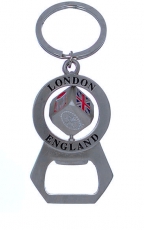 Union Jack Bus Bottle Opener Keyring